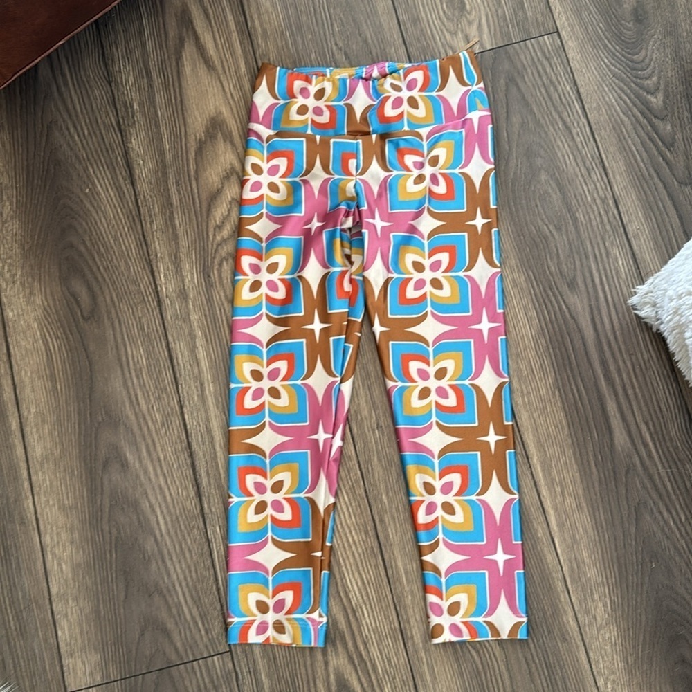 Goldsheep Kids Vibrant Floral Leggings